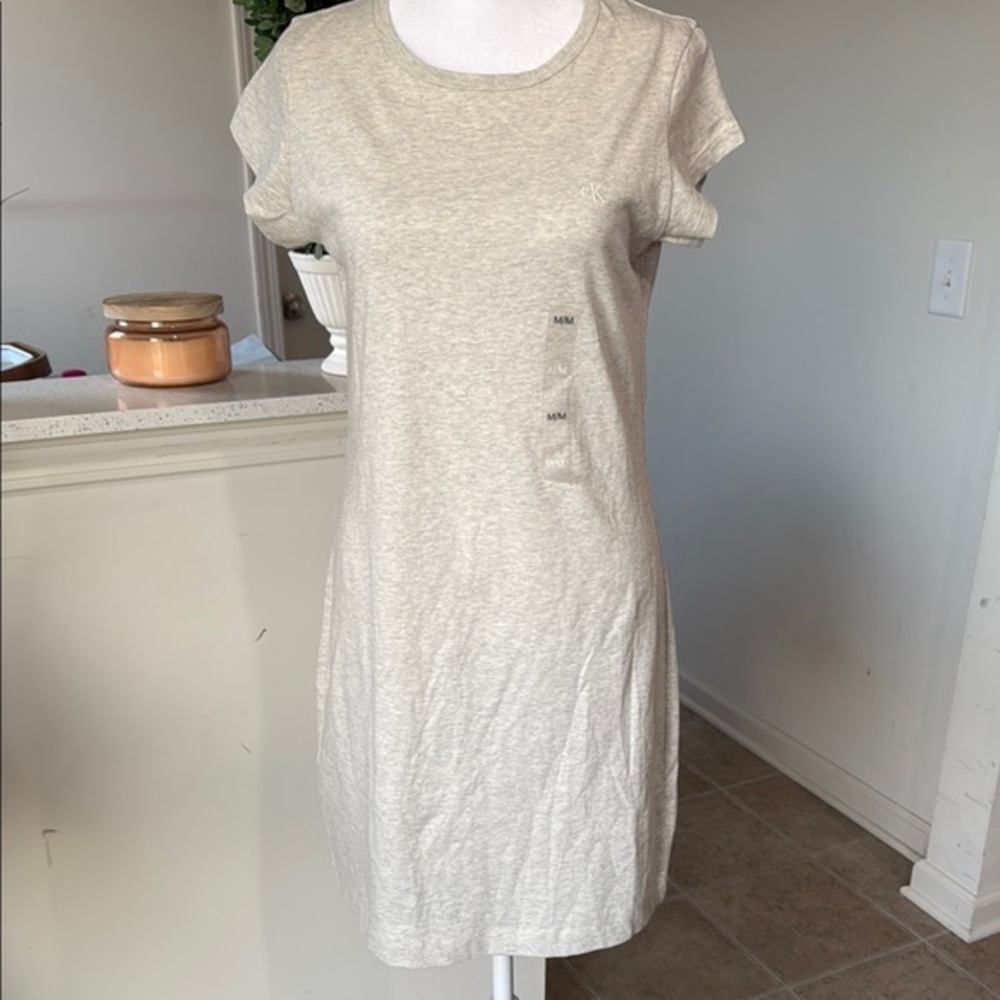 Calvin Klein Light Gray Casual Dress
